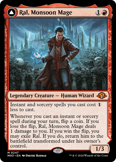 Ral, Monsoon Mage // Ral, Leyline Prodigy [Modern Horizons 3]-1