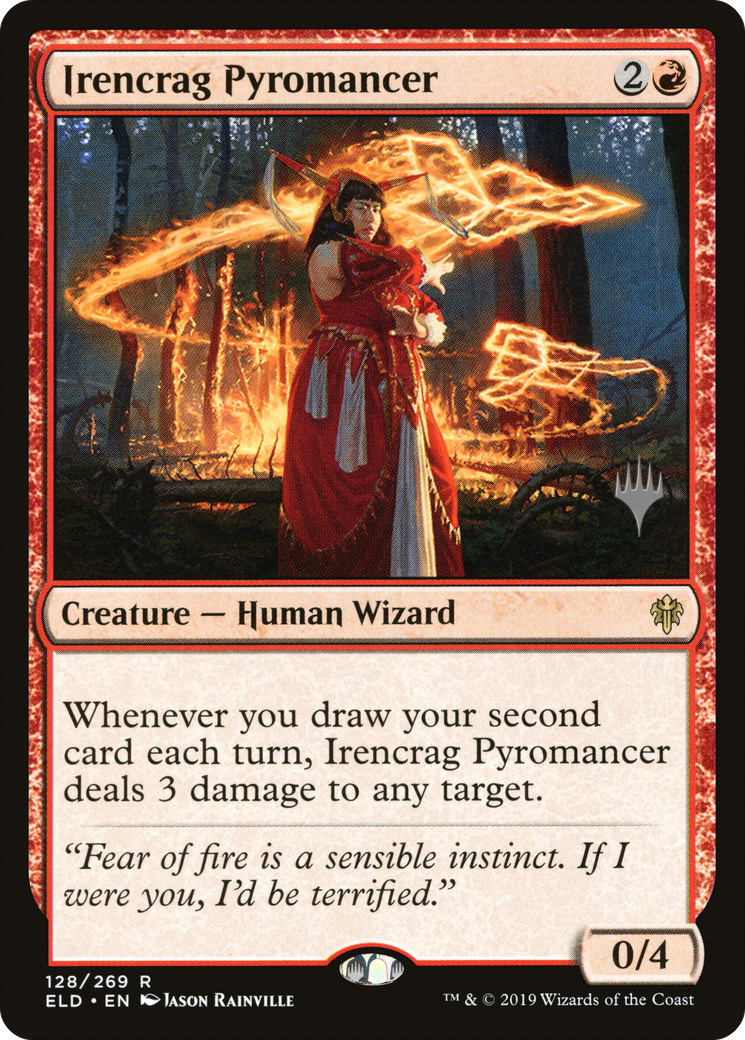Irencrag Pyromancer (Promo Pack) [Throne of Eldraine Promos]-1