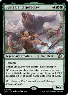 Surrak and Goreclaw [March of the Machine Prerelease Promos]-1