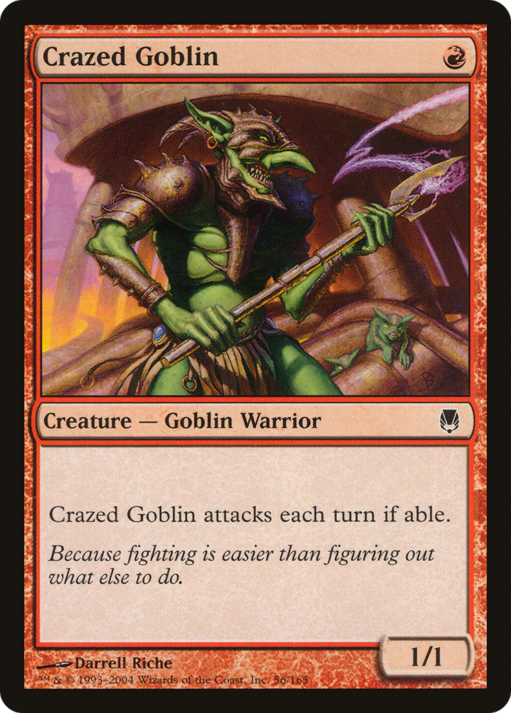 Crazed Goblin [Darksteel]-1