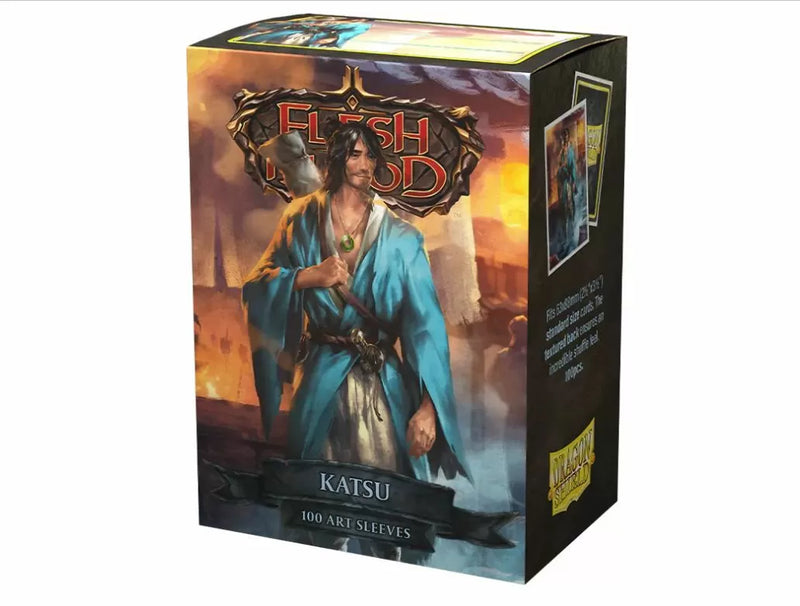 Sleeves - Dragon Shield - Box 100 - Matte Art - Flesh and Blood Katsu-1