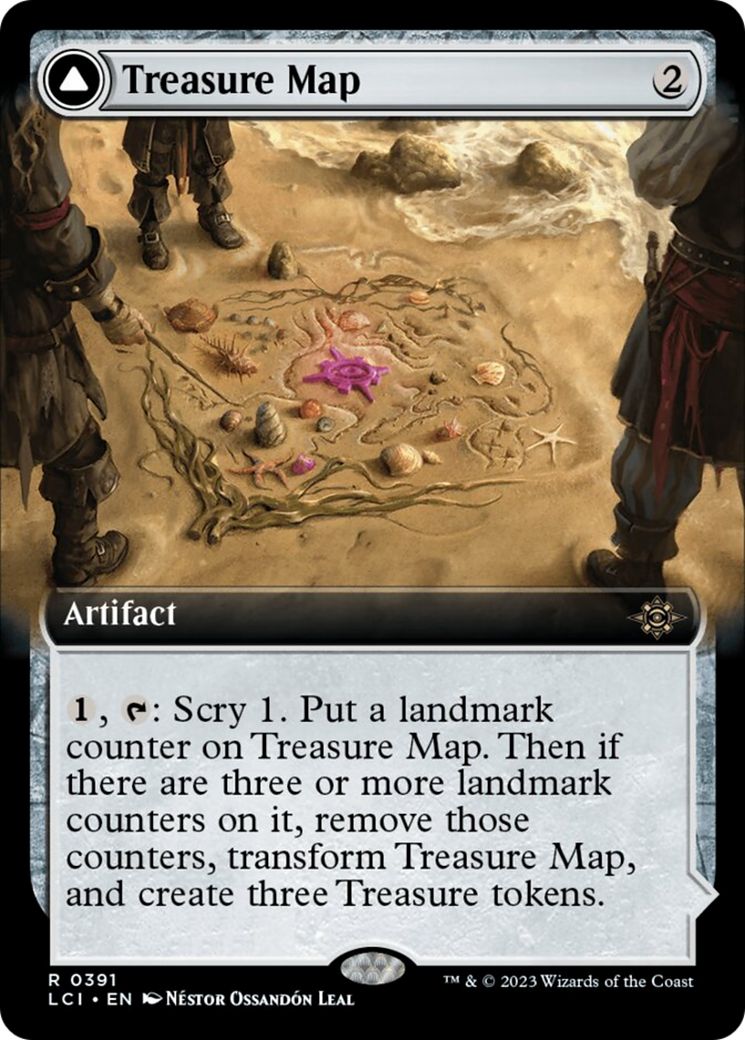Treasure Map // Treasure Cove (Extended Art) [The Lost Caverns of Ixalan]-2