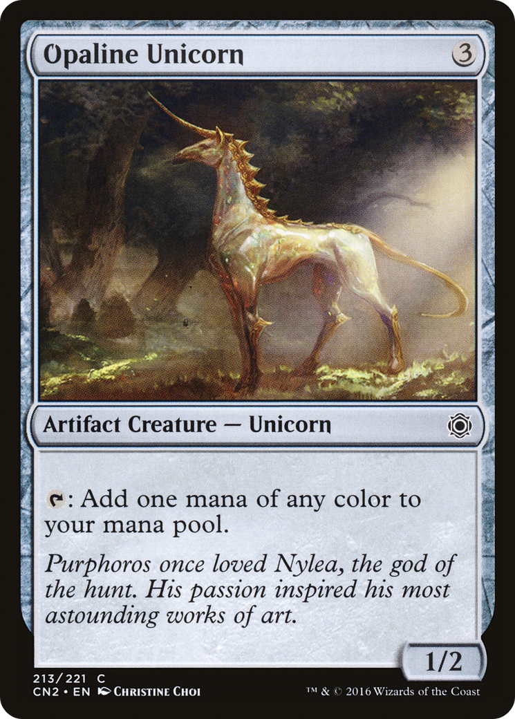 Opaline Unicorn [Conspiracy: Take the Crown]-1