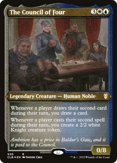 The Council of Four (CLB-530) - Commander Legends: Battle for Baldur's Gate Etched Foil-1