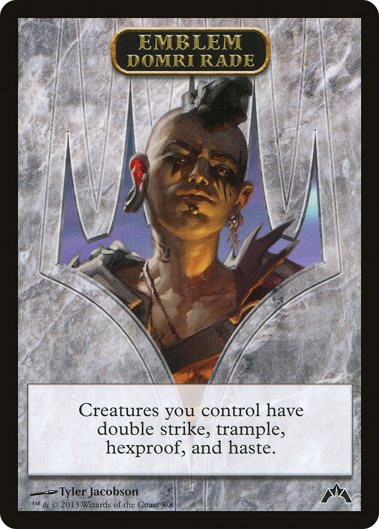 Domri Rade Emblem [Gatecrash Tokens]-1