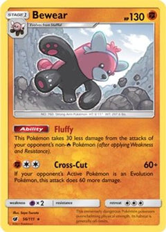 Bewear (56/111) (Prerelease Kit Exclusive) (Theme Deck Exclusive) [Sun & Moon: Crimson Invasion]-1