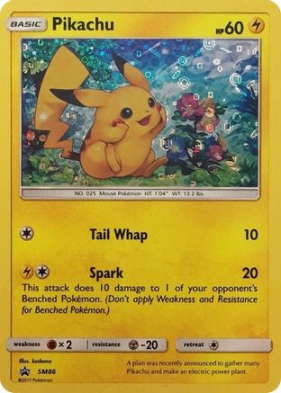 Pikachu (SM86) (General Mills Promo) [Sun & Moon: Black Star Promos]-1