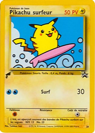 Pikachu (28) (Surfing) [Pikachu World Collection Promos]-1