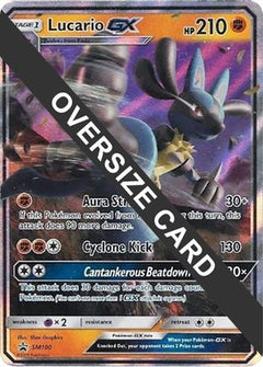 Lucario GX (SM100) (Jumbo Card) [Sun & Moon: Black Star Promos]-1