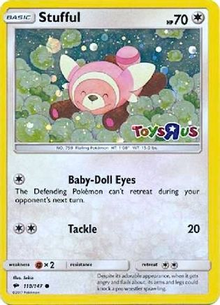 Stufful (110/147) (Toys R Us Promo) [Sun & Moon: Burning Shadows]-1
