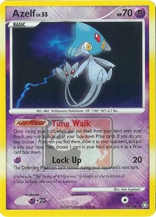 Azelf (19/146) (League Promo) [Diamond & Pearl: Legends Awakened]-1