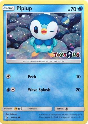 Piplup (32/156) (Toys R Us Promo) [Sun & Moon: Ultra Prism]-1