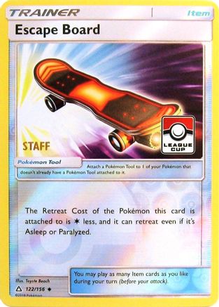 Escape Board (122/156) (League Promo Staff) [Sun & Moon: Ultra Prism]-1