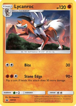 Lycanroc (SM105) [Sun & Moon: Black Star Promos]-1