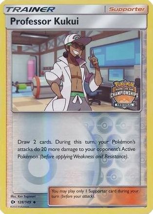 Professor Kukui (128/149) (Regional Championship Promo) [Sun & Moon: Base Set]-1