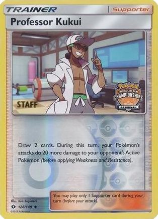 Professor Kukui (128/149) (Regional Championship Promo Staff) [Sun & Moon: Base Set]-1