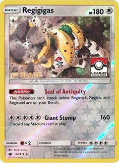 Regigigas (84/111) (League Promo 1st Place) [Sun & Moon: Crimson Invasion]-1