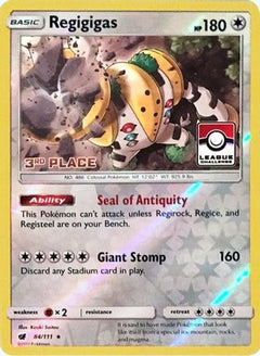Regigigas (84/111) (League Promo 3rd Place) [Sun & Moon: Crimson Invasion]-1