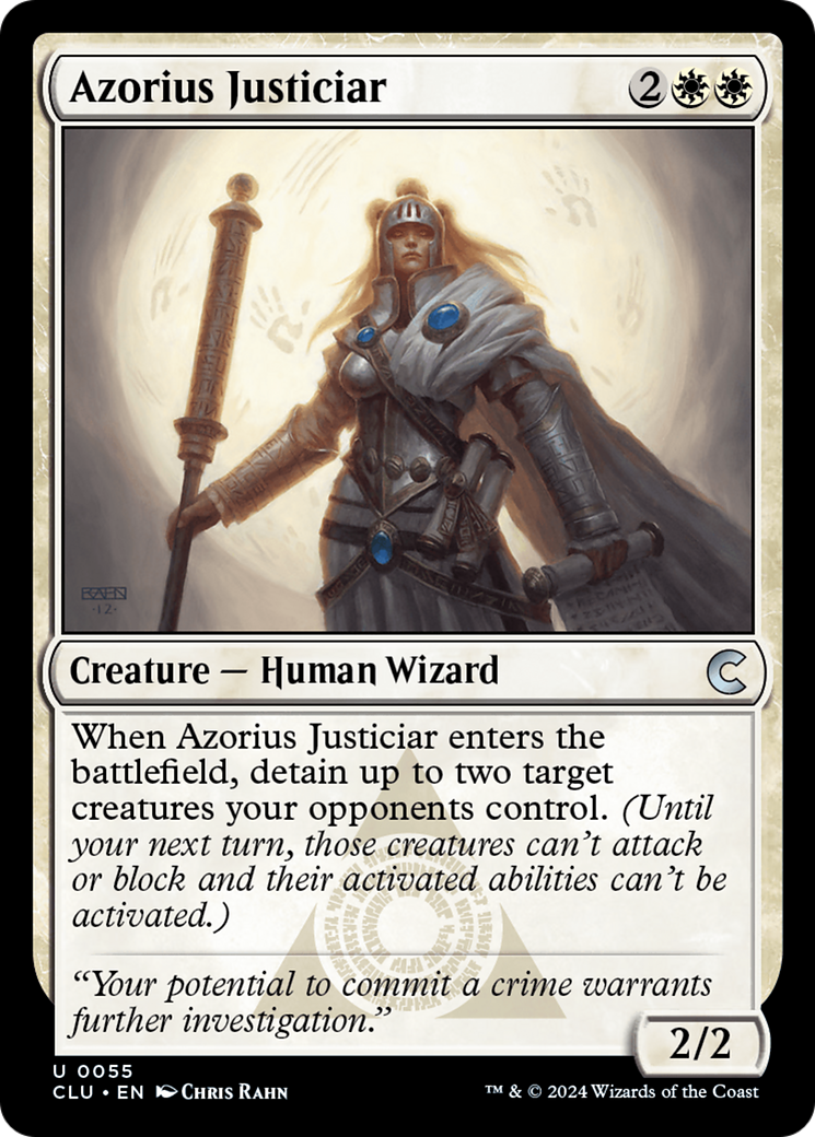 Azorius Justiciar [Ravnica: Clue Edition]-1