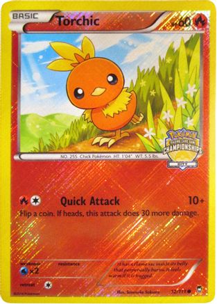 Torchic (12/111) (City Championship Promo) [XY: Furious Fists]-1
