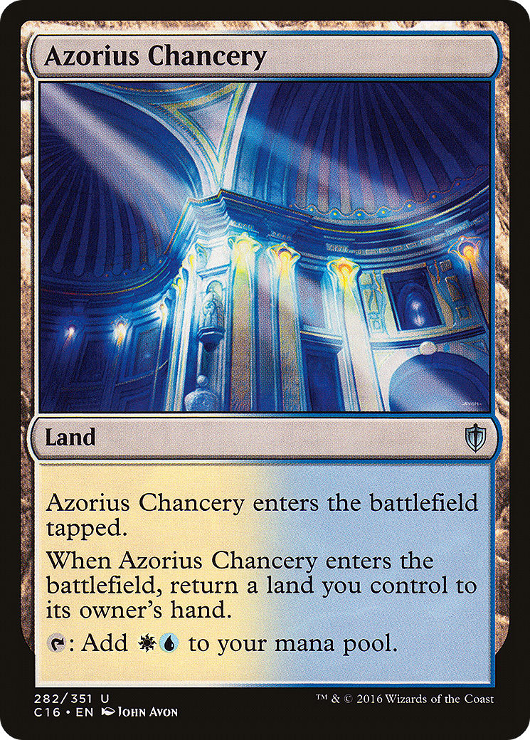 Azorius Chancery [Commander 2016]-1