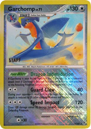 Garchomp (5/147) (Championship Promo Staff) [Platinum: Supreme Victors]-1