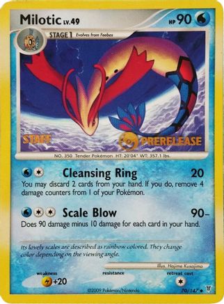 Milotic (70/147) (Staff Prerelease Promo) [Nintendo: Black Star Promos]-1