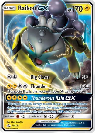 Raikou GX (SM121) [Sun & Moon: Black Star Promos]-1