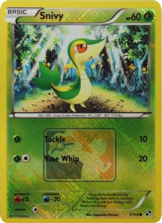 Snivy (1/114) (League Promo) [Black & White: Base Set]-1