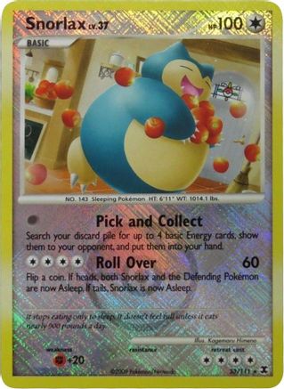 Snorlax (33/111) (League Promo) [Platinum: Rising Rivals]-1