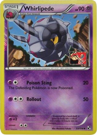 Whirlipede (53/114) (League Promo) [Black & White: Base Set]-1