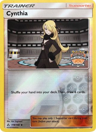 Cynthia (119/156) (Regional Championship Promo) [Sun & Moon: Ultra Prism]-1