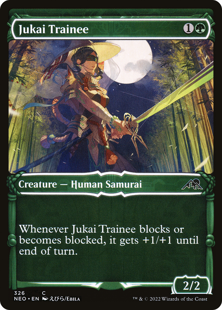 Jukai Trainee (Showcase Samurai) [Kamigawa: Neon Dynasty]-1