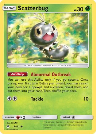 Scatterbug (5/131) [Sun & Moon: Forbidden Light]-1