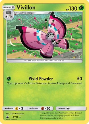 Vivillon (8/131) [Sun & Moon: Forbidden Light]-1
