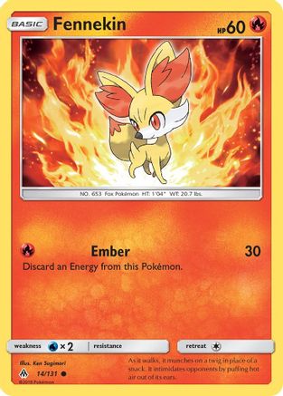 Fennekin (14/131) [Sun & Moon: Forbidden Light]-1