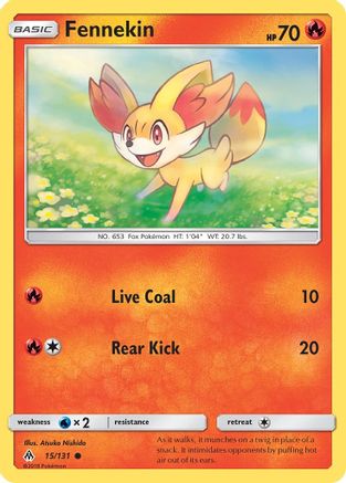 Fennekin (15/131) [Sun & Moon: Forbidden Light]-1