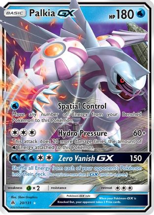 Palkia GX (20/131) [Sun & Moon: Forbidden Light]-1