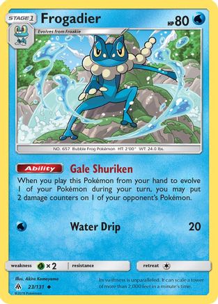 Frogadier (23/131) [Sun & Moon: Forbidden Light]-1