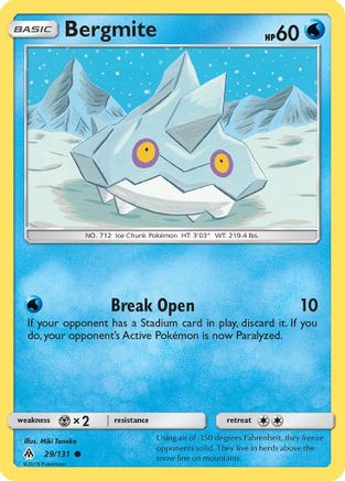 Bergmite (29/131) [Sun & Moon: Forbidden Light]-1
