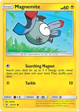 Magnemite (34/131) [Sun & Moon: Forbidden Light]