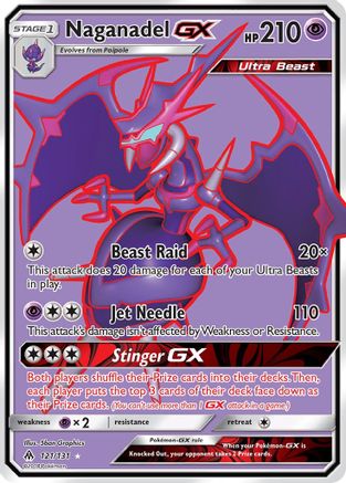 Naganadel GX (121/131) [Sun & Moon: Forbidden Light]-1