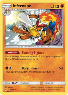Infernape (59/131) [Sun & Moon: Forbidden Light]-1