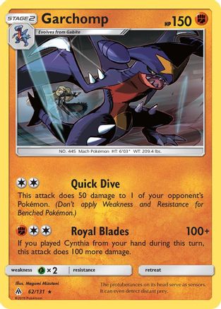 Garchomp (62/131) [Sun & Moon: Forbidden Light]-1