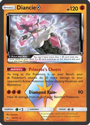 Diancie (74/131) (Prism Star) [Sun & Moon: Forbidden Light]-1