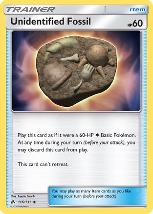 Unidentified Fossil (116/131) [Sun & Moon: Forbidden Light]-1