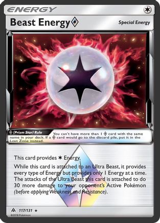 Beast Energy (117/131) (Prism Star) [Sun & Moon: Forbidden Light]-1
