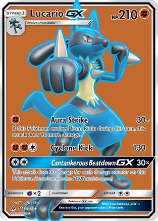 Lucario GX (122/131) [Sun & Moon: Forbidden Light]-1