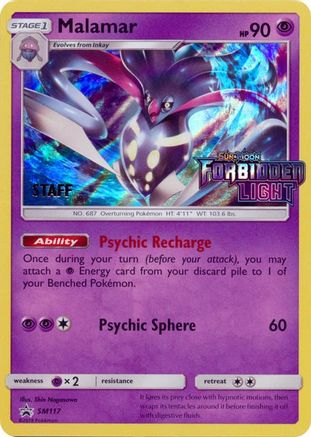 Malamar (SM117) (Staff Prerelease Promo) [Sun & Moon: Black Star Promos]-1