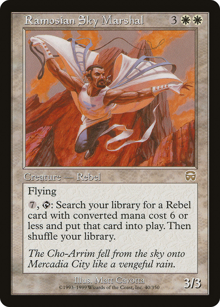 Ramosian Sky Marshal [Mercadian Masques]-1